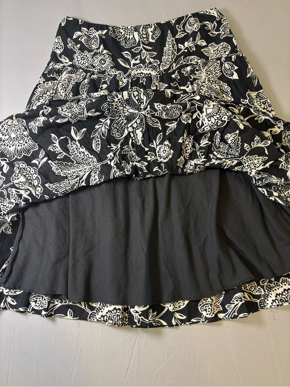 Ralph Lauren 100% Cotton Floral Print Lined Skirt Size Medium - Picture 4 of 6